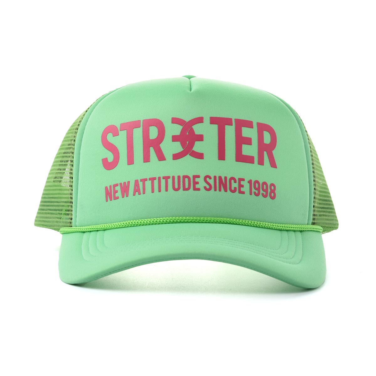 Streeter green casual foam trucker hat for women and men