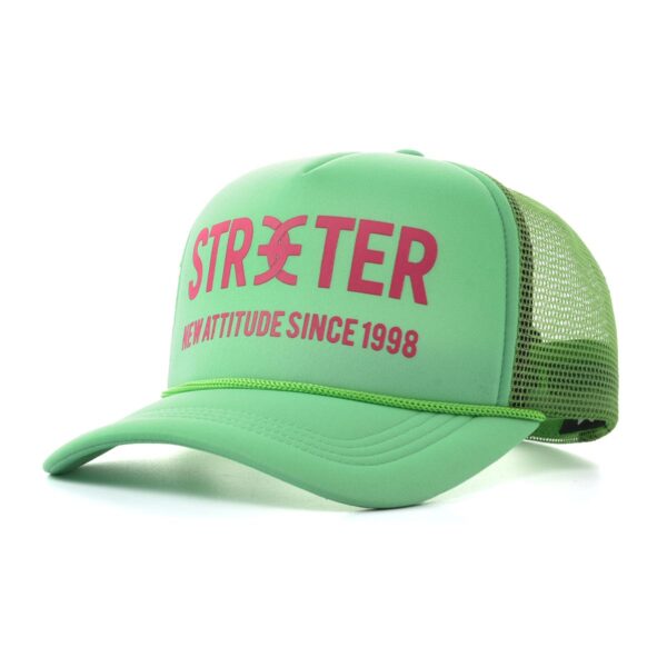 Streeter green fashion foam trucker hat for women and men SFA-210430-1