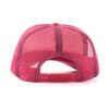 Streeter pinkish red casual foam trucker hat with a plastic closure SFA-210430-1