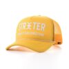 Streeter yellow fashion foam trucker hat for women and men SFA-210430-1