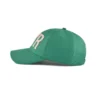 the horizonal side of the green baseball cap KN2012242