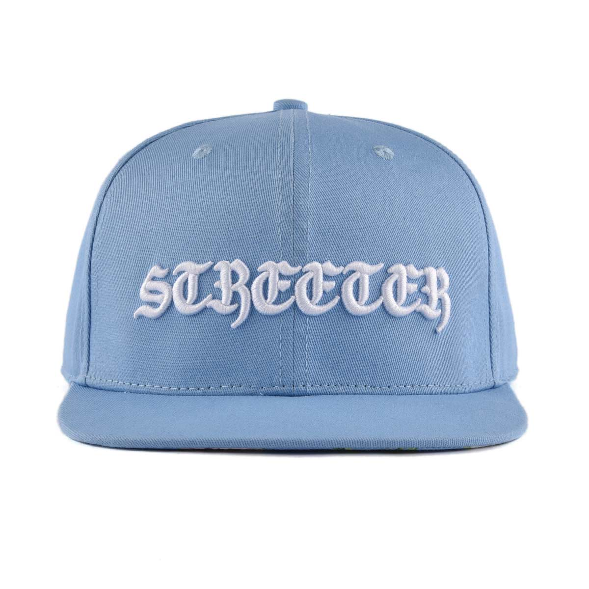 Light Blue Snapback Hat