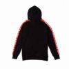 100% cotton black hoodie at the back view 20201010-Ckim