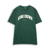 Aung Crown green and purple t shirt in green color KN2103161