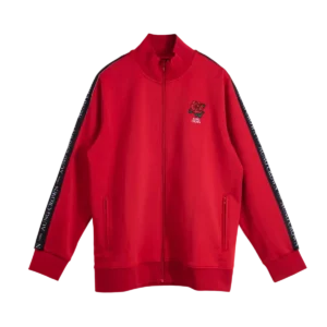 red tracksuit men - collar jacket KN2102241