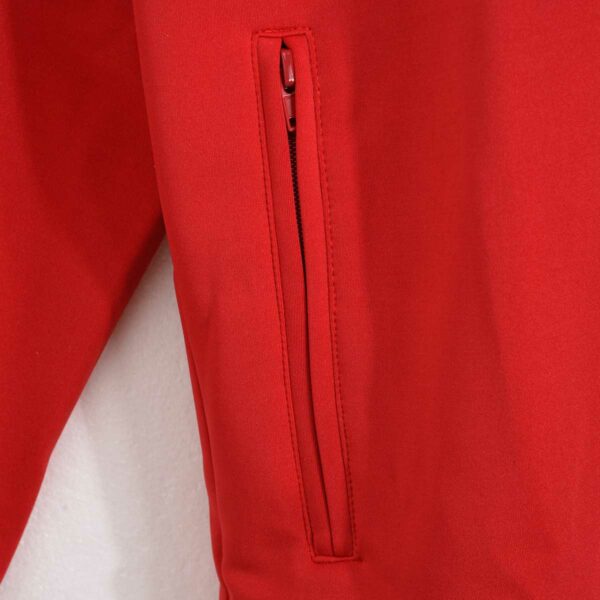 red tracksuit men - collar jacket - zipper side pockets KN2102241