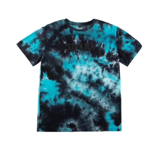 Streeter blue tie dye t shirt KN2101272