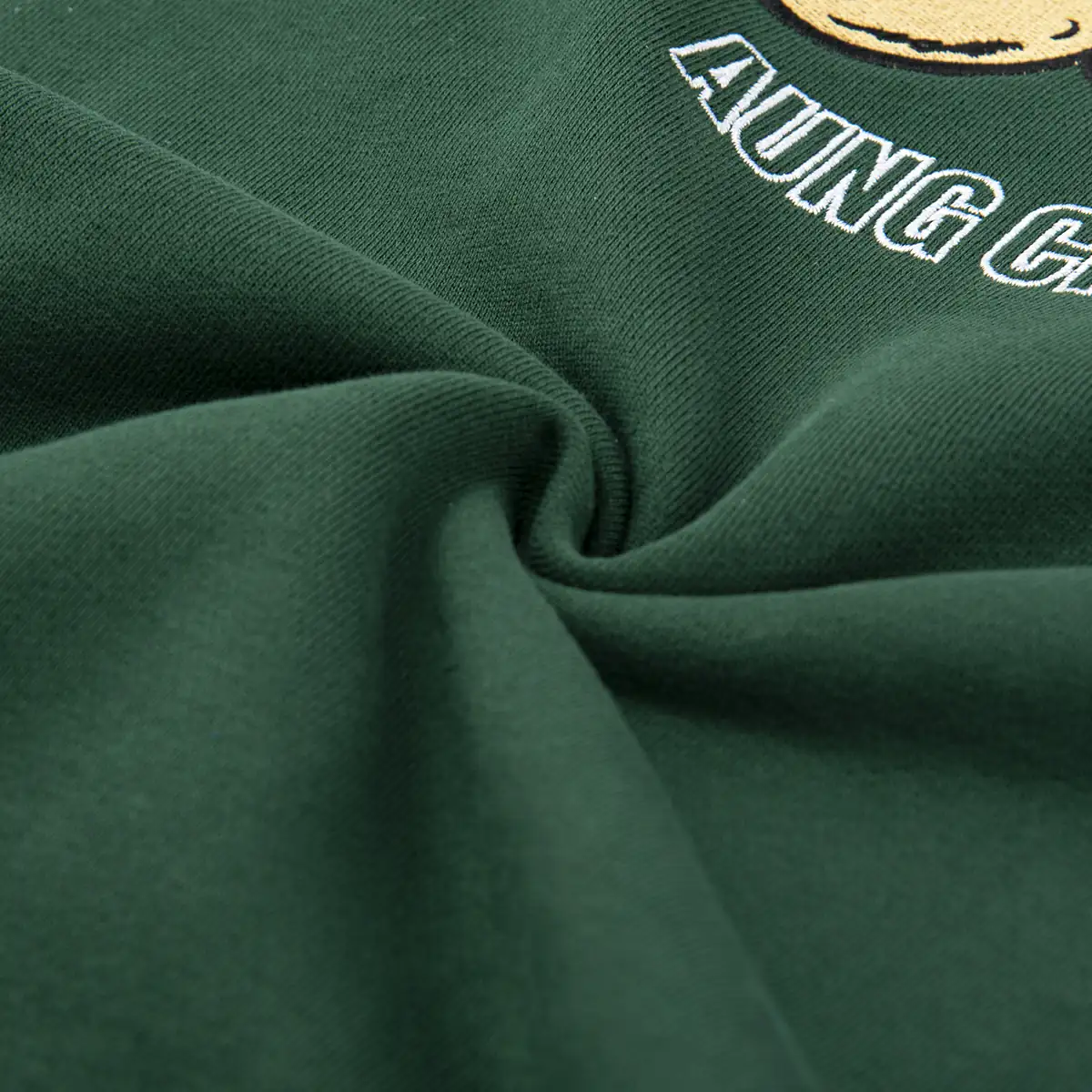 green sweatshirt made with woolen KN2102261 green sweatshirt made with woolen KN2102261