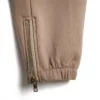 khaki hooded tracksuit - pants zip-down hem KN2101271