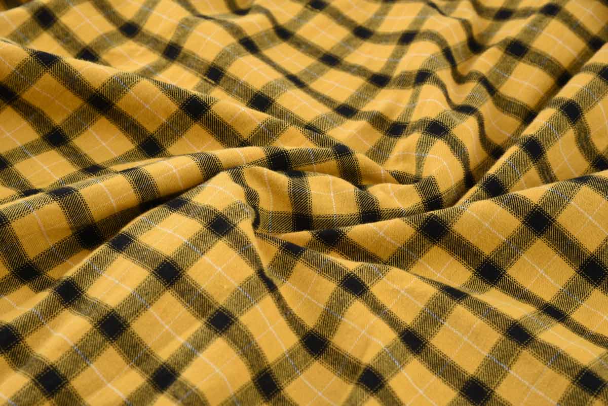 long sleeve yellow mens yellow check shirt SFA-210331-4 long sleeve yellow mens yellow check shirt SFA-210331-4