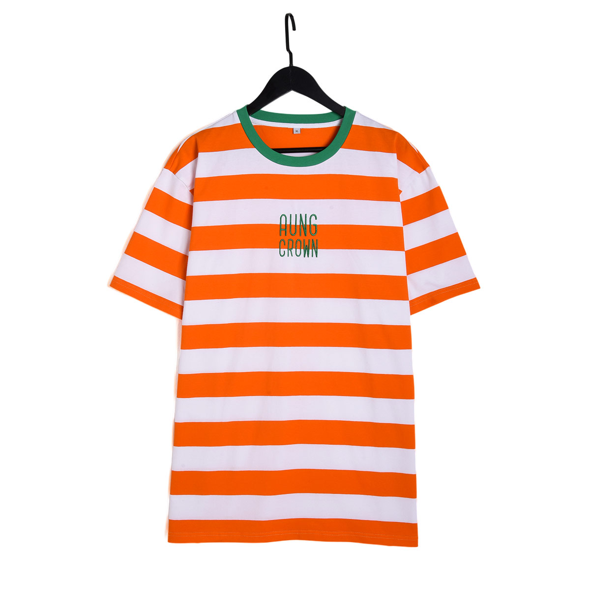 orange and white stripe t shirt kn2101273 orange and white stripe t shirt kn2101273